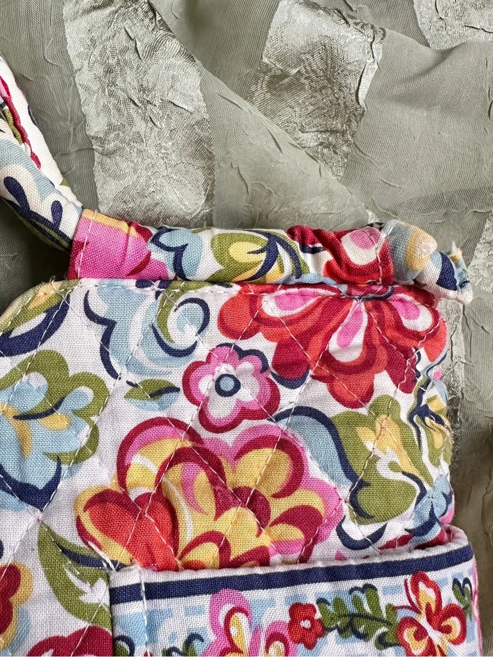 Y2K Vera Bradley Hope Garden Floral White Pink Handbag